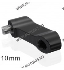 Set 2 Adaptoare (extensie) + Adaptoare Oglinda M10 M8 Moto ATV Scuter Stanga Si Dreapta Material Aluminiu 5DY6E1  Suport Adap...