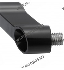 Set 2 Adaptoare (extensie) + Adaptoare Oglinda M10 M8 Moto ATV Scuter Stanga Si Dreapta Material Aluminiu 5DY6E1  Suport Adap...