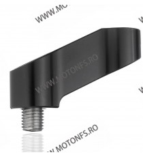 Set 2 Adaptoare (extensie) + Adaptoare Oglinda M10 M8 Moto ATV Scuter Stanga Si Dreapta Material Aluminiu 5DY6E1  Suport Adap...