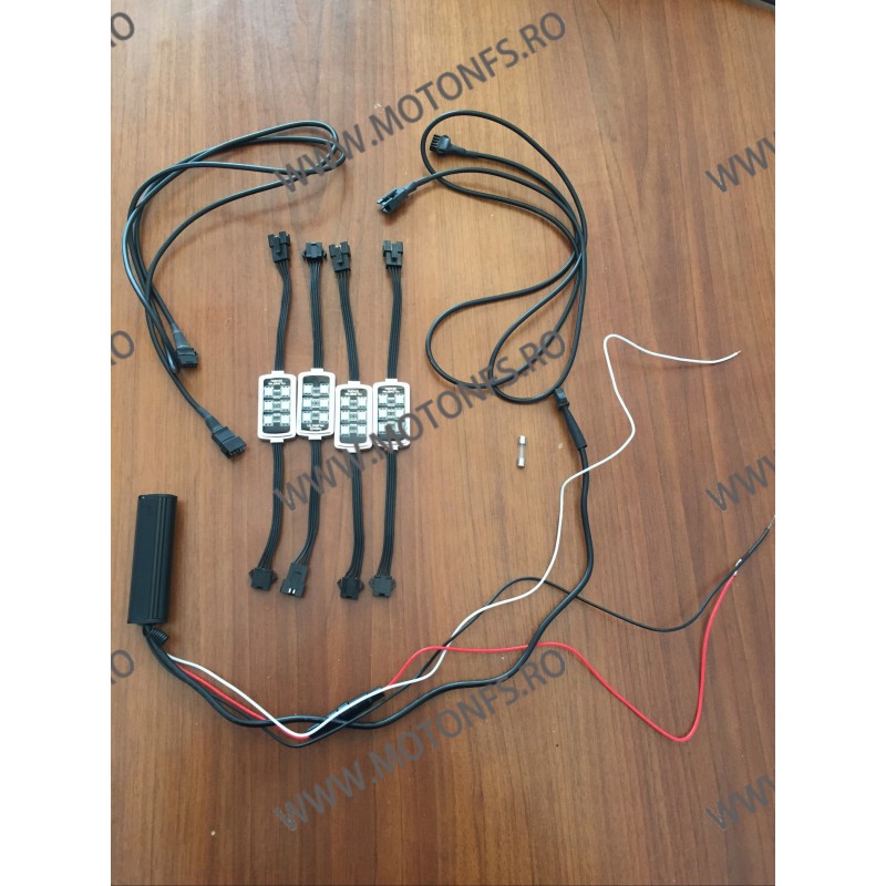 Lumini Decorative Pentru Motocicleta Cu Telecomanda (Setul cu 4 bucati lumini decorative) 7UNPL 7UNPL  Luminare Numar Moto 99...