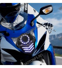 KT LED Halo Eye Headlight Assembly for Suzuki GSXR750 GSXR600 2011-2017 White Y9W5O  GSXR600/750 2011-2014 1,300.00 1,300.00 ...