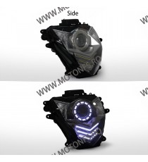KT LED Halo Eye Headlight Assembly for Suzuki GSXR750 GSXR600 2011-2017 White   Faruri Custom 1,300.00 1,300.00 1,092.44 1,09...