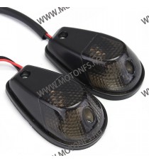 Set Semnale Bec Cu Pozitie Pentru Carena Kawasaki Yamaha Honda Suzuki Ducati COD 224-012bk 224-012bk  Semnalizare Carena Dedi...