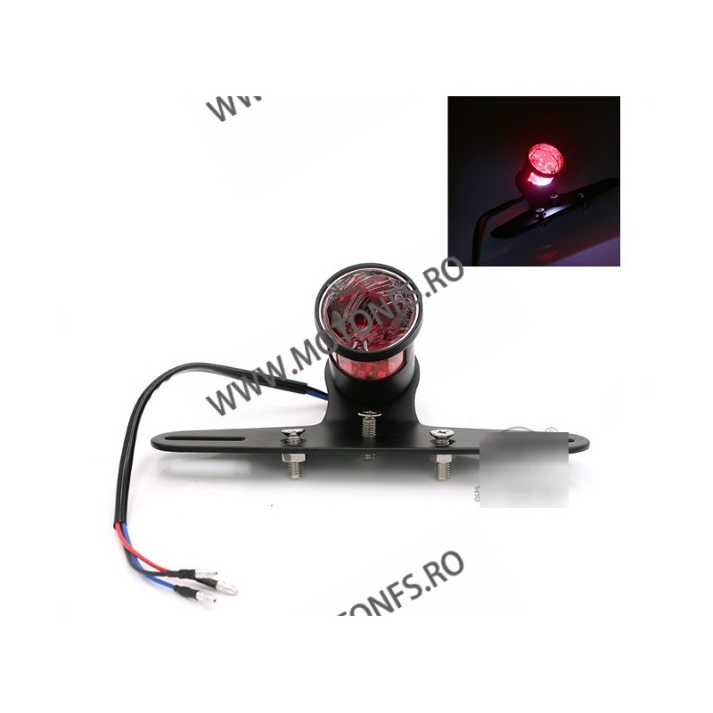 Stop Frana / Lampa Spate Suport Numar LED Moto Universal Cafe Racer Cromat Chooper Bobber Yamaha Kawasaki Honda Suzuki XRL-09... Stop Frana / Lampa Spate Suport Numar LED Moto Universal Cafe Racer Cromat Chooper Bobber Yamaha Kawasaki Honda Suzuki XRL-09...