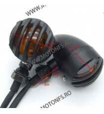Set 2 Buc Semnale Semnalizatoare Pe LED Moto Cafe Racer Bobber Chopper Retro Hp-028 hp-028  Semnal Universale Cafe Racer Chop...