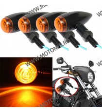 Set 2 Buc Semnale Semnalizatoare Bullet Moto Cafe Racer Bobber Chopper Retro XRL-106 XRL-106  Semnal Universale Cafe Racer Ch...