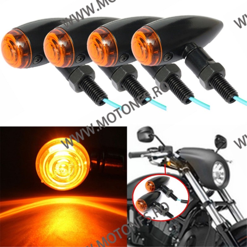Set 2 Buc Semnale LED Semnalizatoare Bullet Moto Cafe Racer Bobber Chopper Retro XRL-106 XRL-106 Semnal Universale Cafe Rac... Set 2 Buc Semnale LED Semnalizatoare Bullet Moto Cafe Racer Bobber Chopper Retro XRL-106 XRL-106 Semnal Universale Cafe Rac...