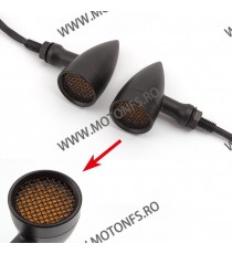 Set 2 Buc Semnale Semnalizatoare LED Bullet Grid Moto Cafe Racer Bobber Chopper Retro XRL-889 XRL-889  Acasa 85,00 lei 85,00 ...