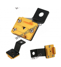 Suport Metalic De Prindere Camera Pe Motocicleta / Bicicleta Auriu Cod AMDP7086-1 amdp7086-1  Accesorii Camere Sport 49,00 RO...