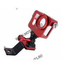 Suport Metalic De Prindere Camera Pe Motocicleta / Bicicleta Rosu Cod AMDP8191-2 amdp8191-2  Accesorii Camere Sport 49,00 RON...