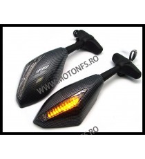 Set 2 buc Oglinzi Universal Moto Cu Semnal ( PE LED) Carbon MT085CN OG085cn  Oglinzi Retrovizoare Universale 155,00 lei 130,0...