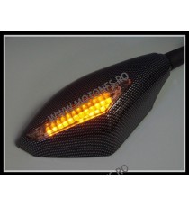 Set 2 buc Oglinzi Universal Moto Cu Semnal ( PE LED) Carbon MT085CN OG085cn  Oglinzi Retrovizoare Universale 155,00 lei 130,0...