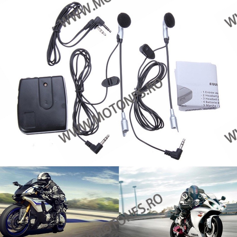 Set Interfon Iztoss Helmet To Helmet Intercom Headset 3.5mm INHM114 INHM114  Motointercom 75,00 lei 75,00 lei 63,03 lei 63,03...