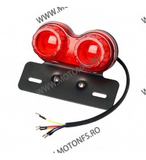 Stop cu leduri Si semnale integrate Suport Numar LED Moto Universal Cafe Racer Chooper Bobber Sti2038 Sti2038  Stopuri Moto U...
