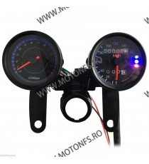 Bord electronic moto LED LCD kilometraj digital universal Cafe Racer motocicleta BML733 BML733  Kilometraj Universal 160,00 l...