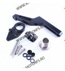 ZX6R ZX636 2009 2010 2011 2012 2013 2014 2015 2016 2017 - 2025 KAWASAKI KIT COMPLET MONTAJ + AMORTIZOR ANTIVOBLAJ GHIDON CNC ...