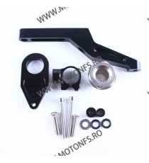 ZX6R ZX636 2009 2010 2011 2012 2013 2014 2015 2016 2017 - 2025 KAWASAKI KIT COMPLET MONTAJ + AMORTIZOR ANTIVOBLAJ GHIDON CNC ...