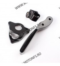 CBR600RR 2007 2008 2009 2010 2011 2012 2013 2014 2015 2016 HONDA KIT COMPLET MONTAJ + AMORTIZOR ANTIVOBLAJ GHIDON CNC AMG-216...