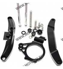 FZ1 FAZER 2006 2007 2008 2009 2010 2011 2012 2013 2014 2015 2016 YAMAHA  KIT COMPLET MONTAJ + AMORTIZOR ANTIVOBLAJ GHIDON CNC...