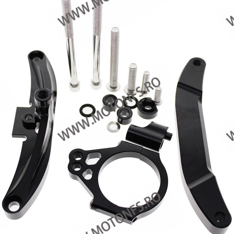 FZ1 FAZER 2006 2007 2008 2009 2010 2011 2012 2013 2014 2015 2016 YAMAHA  KIT COMPLET MONTAJ + AMORTIZOR ANTIVOBLAJ GHIDON CNC...