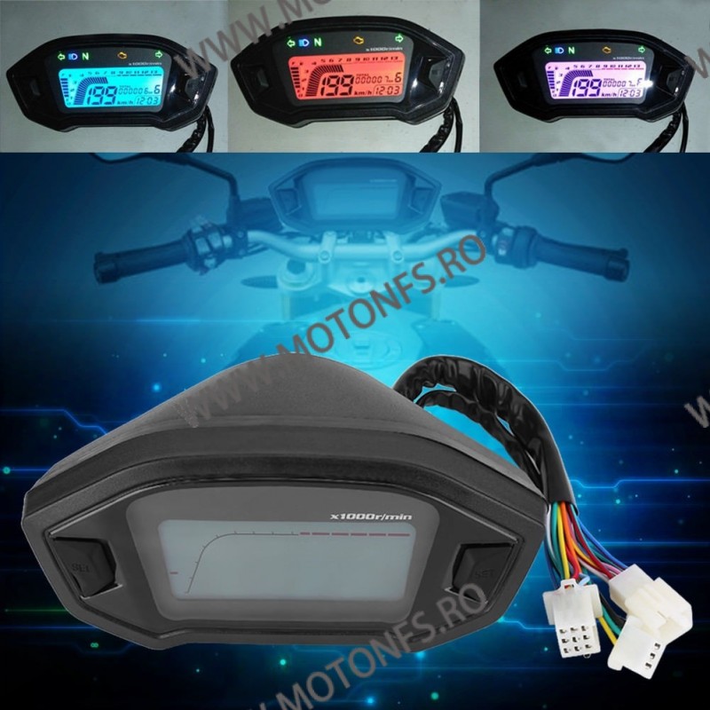 Bord - vitezometru - km kilometraj electronic universal multifuntional 7 Culori KDUN10290 KDUN10290 Kilometraj Universal 199... Bord - vitezometru - km kilometraj electronic universal multifuntional 7 Culori KDUN10290 KDUN10290 Kilometraj Universal 199...