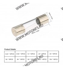 Set 100pc sigurante Moto Auto fuzibile de sticla SMAC639214 SMAC639214  Sigurante Moto / Auto  40,00 lei 40,00 lei 33,61 lei ...