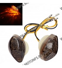 Set HONDA Semnale LED Pentru Carena Omologat ( E11 ) Fumuriu SLC303-006a 303-006a  Semnalizare Carena Dedicate 40,00 lei 40,0...