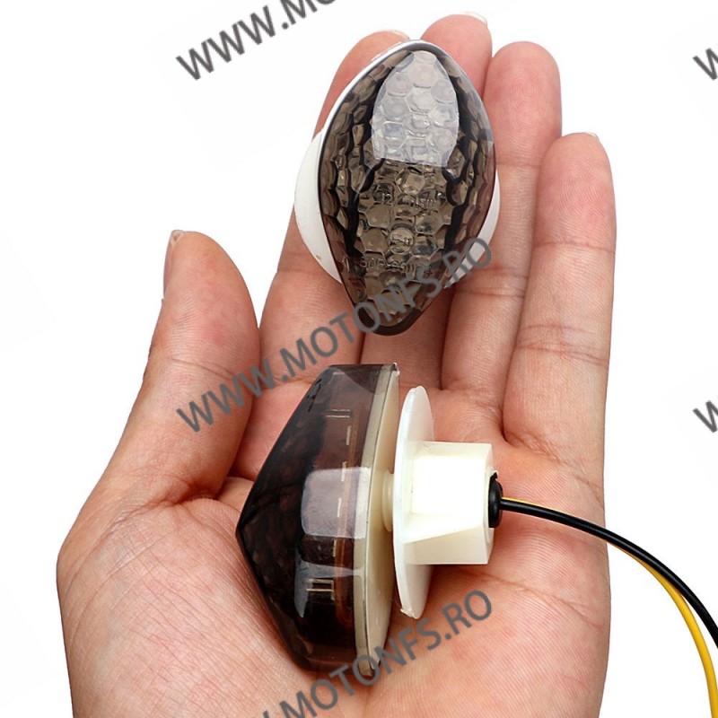 Set HONDA Semnale LED Pentru Carena Omologat ( E11 ) Fumuriu SLC303-006a 303-006a  Semnalizare Carena Dedicate 40,00 lei 40,0...