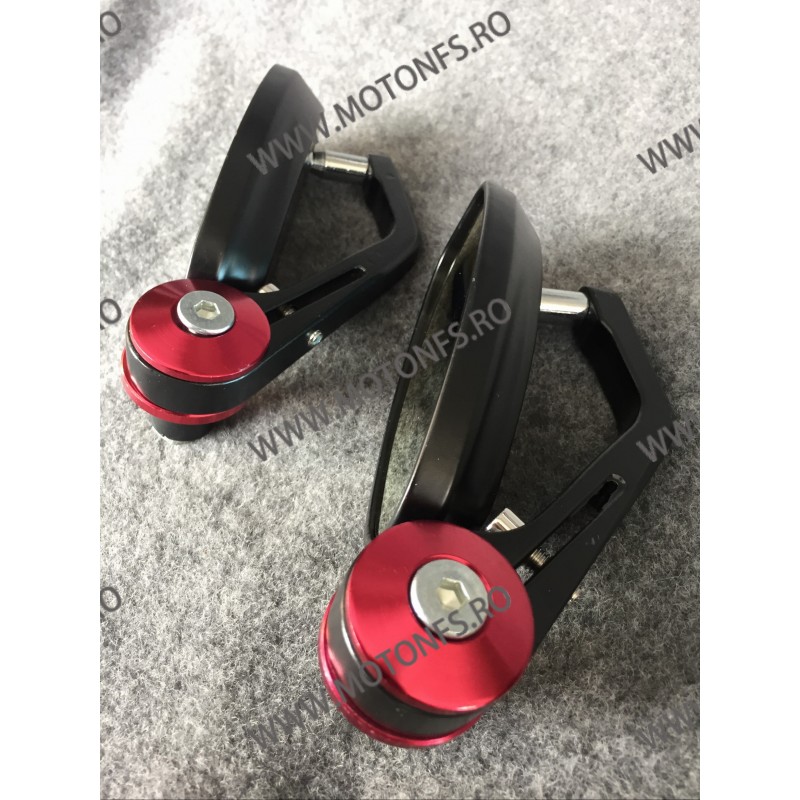 Set 2 Oglinda pentru capatul de ghidon Rosu UNIVERSALE MOTO SCUTER ATV HONDA YAMAHA SUZUKI KAWASAKI DUCATI BMW TRIUMPH OCG409... Set 2 Oglinda pentru capatul de ghidon Rosu UNIVERSALE MOTO SCUTER ATV HONDA YAMAHA SUZUKI KAWASAKI DUCATI BMW TRIUMPH OCG409...