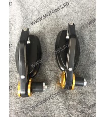 Set 2 Oglinda pentru capatul de ghidon Auriu UNIVERSALE MOTO SCUTER ATV HONDA YAMAHA SUZUKI KAWASAKI DUCATI BMW TRIUMPH sf-11...