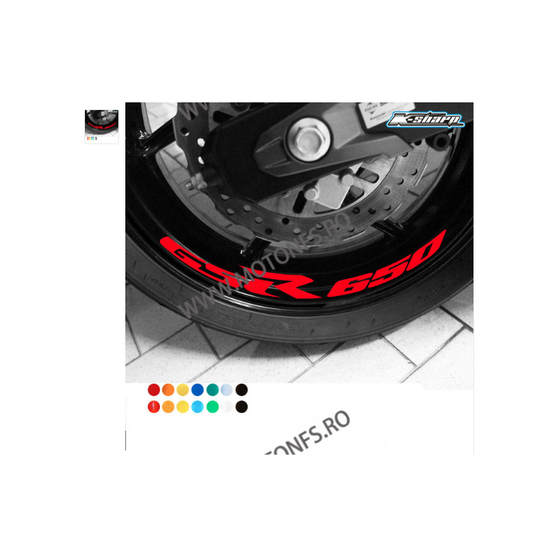 GSR650 Stickere Pentru Roti Moto Suzuki SPRM7118 SPRM7118  Stickere Roti/Jante 79,00 RON 79,00 RON 66,39 RON 66,39 RON