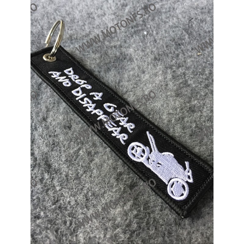 Drop Agear And Disappear Breloc Brodat Pe Ambele Fete QH384R QH384R  Breloc Chei 10,00 lei 10,00 lei 8,40 lei 8,40 lei