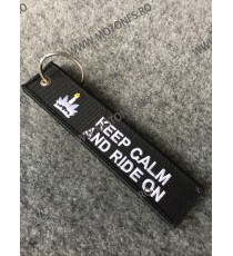 Keep Calm And Ride On Breloc Brodat Pe Ambele Fete HJS8P8 HJS8P8  Breloc Chei 10,00 lei 10,00 lei 8,40 lei 8,40 lei