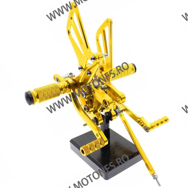 CBR600RR F4I 2001 - 2007 Auriu FXCNC RACING Scarita din aluminiu cu posibilitate de reglare pozitie prelucrate la aparate CNC...