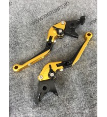 MANETE FRANA / AMBREIAJ - PRELUNGITE RABATABILE , pentru 3 sau 4 degeteYamaha Honda Suzuki Dugati KTM BMW ER1QX8G