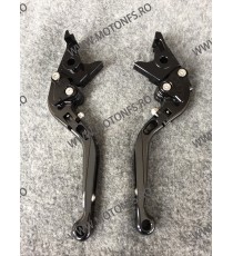 SET MANETE FRANA / AMBREIAJ - PRELUNGITE RABATABILE , pentru 3 sau 4 degete Yamaha Honda Suzuki Dugati KTM BMW KOSKI6G KOSKI6...