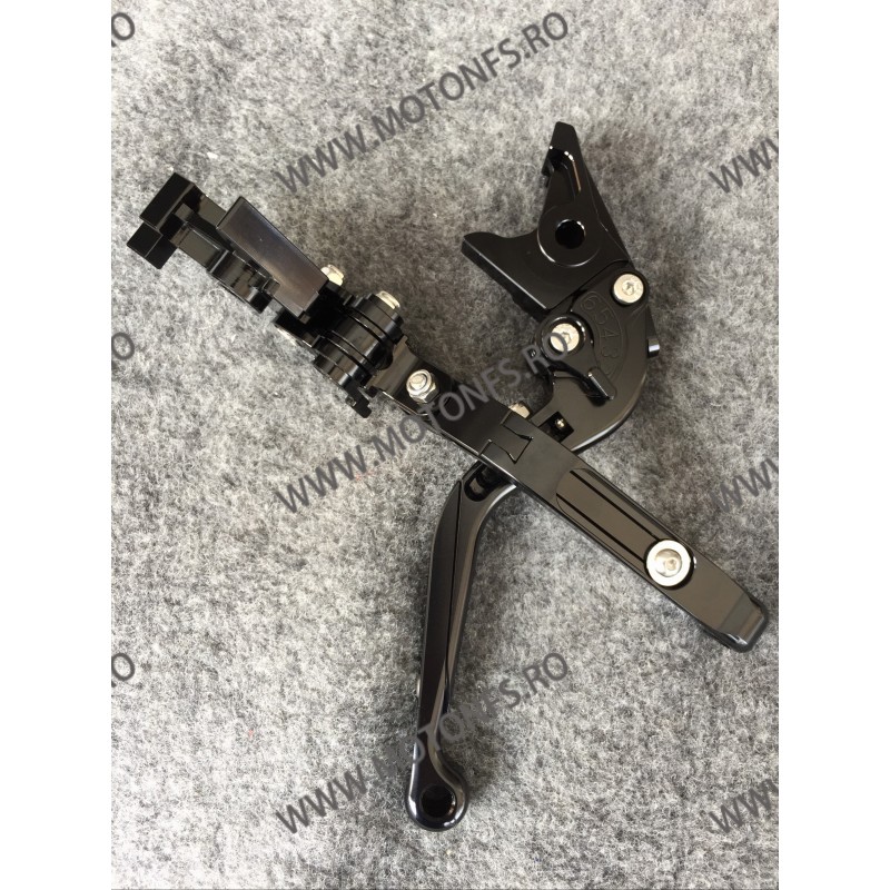 SET MANETE FRANA / AMBREIAJ - PRELUNGITE RABATABILE , pentru 3 sau 4 degete Yamaha Honda Suzuki Dugati KTM BMW KOSKI6G KOSKI6...