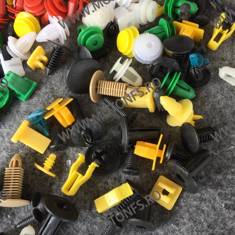 Pachet 200 bucati cleme, clipsuri, bumbi Moto / auto pentru interior - exterior CCMC8891  Clipsuri 30,00 lei 30,00 lei 25,21 ...