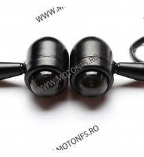 Set 2 Buc Semnale Semnalizatoare Bullet Grid Moto Cafe Racer Bobber Chopper Retro XRL-990 XRL-990  Semnal Universale Cafe Rac...