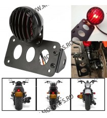 Suport numar inmatriculare moto lateral Stop Lateral Frana / Lampa /Universal Cafe Racer Chooper Bobber SL-001 SL-001  Acasa ...