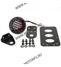 Suport numar inmatriculare moto lateral Stop Lateral Frana / Lampa /Universal Cafe Racer Chooper Bobber SL-001 SL-001  Acasa ...