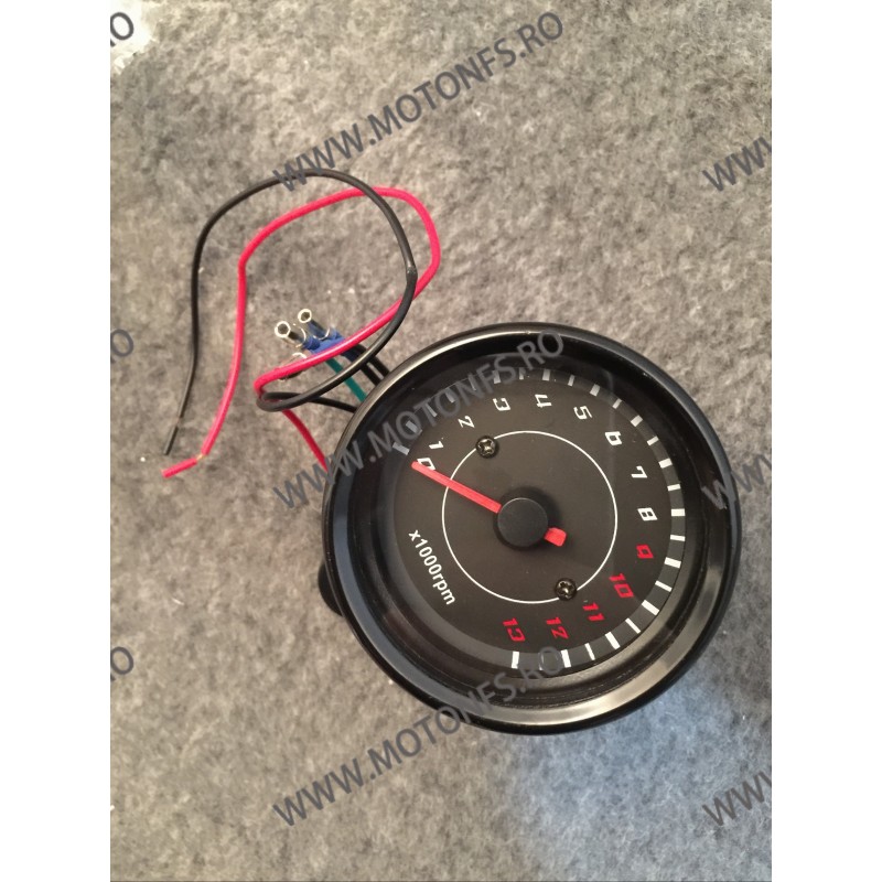 Ceas indicator Turometru Bord moto LED LCD kilometraj (Techometer) universal Cafe Racer motocicleta L8W0 L8W0  Kilometraj Uni...