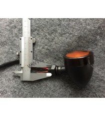 Set 2 Buc Semnale Semnalizatoare Bullet Grid Moto Cafe Racer Bobber Chopper Retro AR3P AR3P  Semnal Universale Cafe Racer Cho...