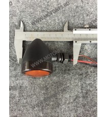 Set 2 Buc Semnale Semnalizatoare Bullet Grid Moto Cafe Racer Bobber Chopper Retro AR3P AR3P  Semnal Universale Cafe Racer Cho...