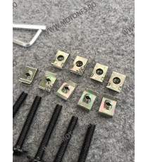 Set 223pcs Suruburi Carene +Suruburi parbriza+ clipsuri+distantiere+prinderi+saibe Universal Moto Honda Kawasaki Suzuki Yamah...