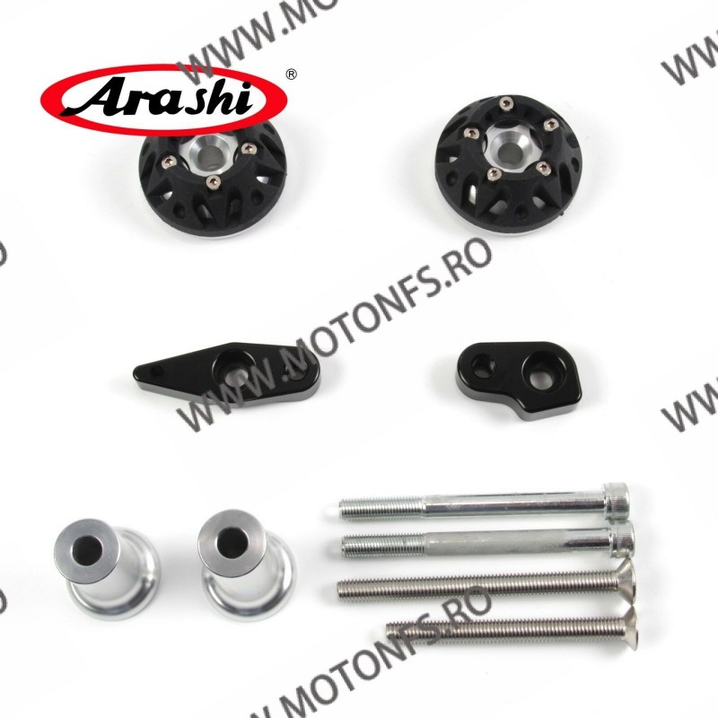 ER6N 650R 2007 - 2011 Kawasaki Buloane Protectie Carena Crash Pad-uri ARASHI CNC KNFCR8 KNFCR8  Protectie Motor 230,00 lei 23...