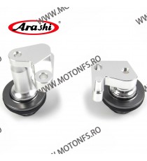 ZX10R 2008 - 2012 Kawasaki Buloane Protectie Carena Crash Pad-uri ARAHI CNC Frame Sliders Crash Pad KVR8H0 KVR8H0  Protectie ...