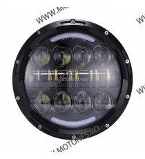 FAR 7 (INCH) LED MOTO / AUTO Omologat E9 Cafe Racer Chopper, Bobber HARLEY DAVIDSON/ JEEP /HUMMER MS-HL80BB-C MS-HL80BB-C  Ac...