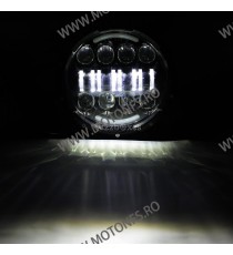 FAR 7 (INCH) LED MOTO / AUTO Omologat E9 Cafe Racer Chopper, Bobber HARLEY DAVIDSON/ JEEP /HUMMER MS-HL80BB-C MS-HL80BB-C  Ac...