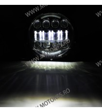 FAR 7 (INCH) LED MOTO / AUTO Omologat E9 Cafe Racer Chopper, Bobber HARLEY DAVIDSON/ JEEP /HUMMER MS-HL80BB-C MS-HL80BB-C  Fa...